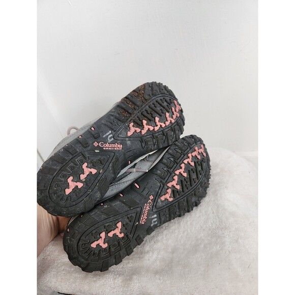 Columbia Access Point II YL5379-037 Trail Waterproof Gray/Pink Women's Size 7M - Picture 9 of 11